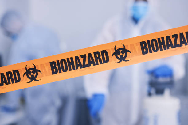 Professional Biohazard Cleanup technician working in Battle Creek, NE